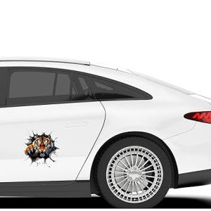 Tiger Car Stickers Exterior 3D Graphics Printed Sticker for Car Body Bumper Bonnet Side Door Decal Accessories Gift Stylish Decor
