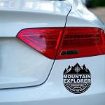Take The Trails Adventure Sticker – Creative Vinyl for Cars, Bikes, and Travel Vehicles