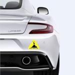 Animal Car Sticker – Save Wildlife Vinyl Decal for Car Exterior, Waterproof Black & Yellow Wildlife Conservation Sticker