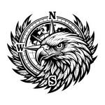 Eagle Vinyl Decal Sticker, Waterproof UV Resistant, 4.5 Inch Design, Car Decal Sticker, Pack of 1