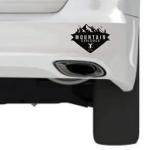 Car Stickers Exterior for Sides Hood Bumper Vinyl Die Cut Black Color Mountain Explorer Adventurous