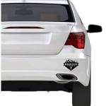 Car Stickers Exterior for Sides Hood Bumper Vinyl Die Cut Black Color Mountain Explorer Adventurous