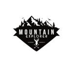 Car Stickers Exterior for Sides Hood Bumper Vinyl Die Cut Black Color Mountain Explorer Adventurous