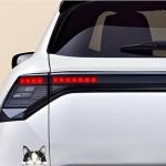 Peeking Car Stickers Exterior 3D Graphics Sticker for Window Bumper Bonnet Side Door Decal Accessories Gift Stylish Decor (Cute Cat)