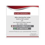 Shree Ram Car Sticker, car Stickers for Car Exterior, Glass, Wall, Window | White Color Standard Size (12x12 Inch)