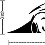 Cute Peeking Cartoon Dog Car Decal | Black Vinyl Sticker 8 x 3 Inches | Waterproof Window & Bumper Sticker for Cars, Trucks & SUVs